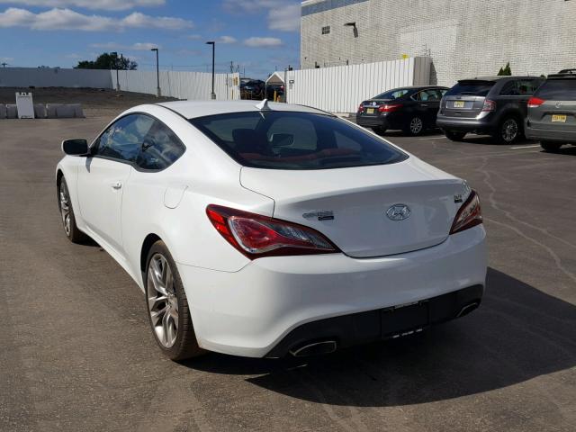 KMHHT6KD6DU093517 - 2013 HYUNDAI GENESIS CO WHITE photo 3