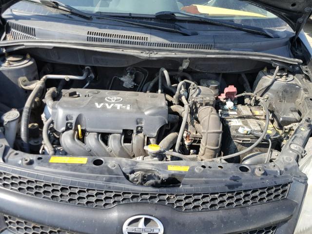 JTKKT624660132183 - 2006 TOYOTA SCION XA BLACK photo 7