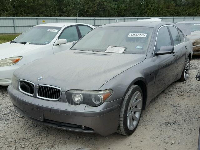 WBAGL63493DP62454 - 2003 BMW 745 GRAY photo 2