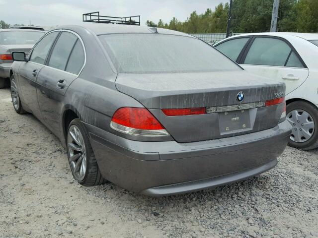 WBAGL63493DP62454 - 2003 BMW 745 GRAY photo 3