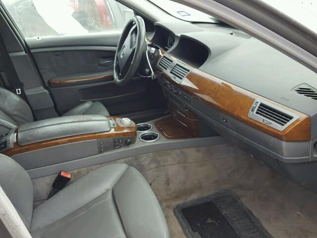 WBAGL63493DP62454 - 2003 BMW 745 GRAY photo 5