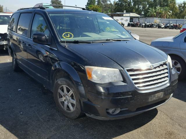 2A8HR54P58R103633 - 2008 CHRYSLER TOWN & COU BLACK photo 1