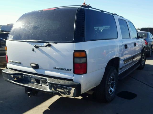 3GNFK16Z95G180105 - 2005 CHEVROLET SUBURBAN K WHITE photo 4