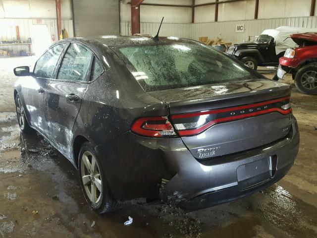 1C3CDFBB4FD344553 - 2015 DODGE DART SXT GRAY photo 3