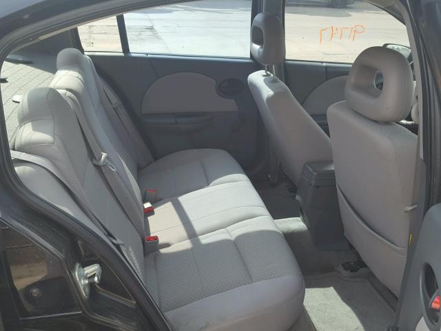 1G8AJ52F05Z100418 - 2005 SATURN ION LEVEL BLACK photo 6