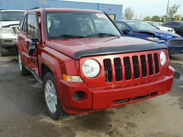 1J4NF2GB4AD655094 - 2010 JEEP PATRIOT RED photo 1