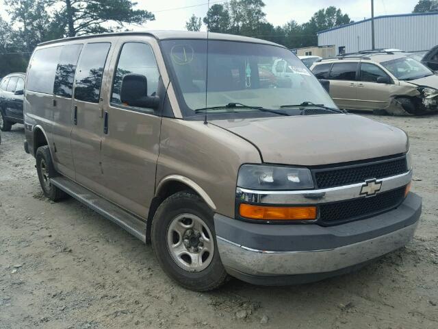 1GNFG15T631110023 - 2003 CHEVROLET EXPRESS G1 BROWN photo 1