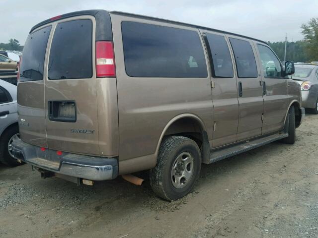 1GNFG15T631110023 - 2003 CHEVROLET EXPRESS G1 BROWN photo 4