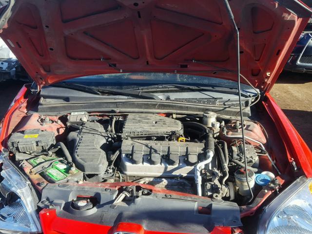 1HGEM21932L029675 - 2002 HONDA CIVIC EX RED photo 7