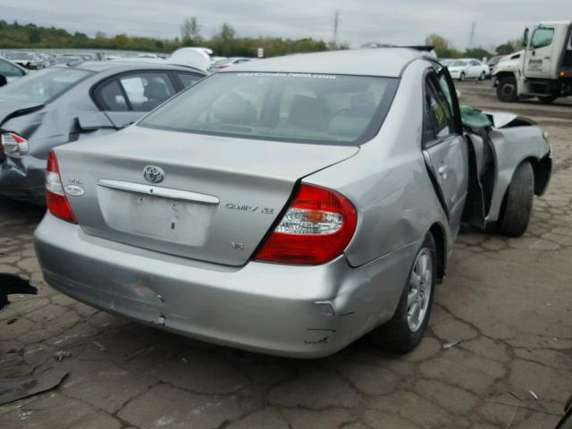4T1BF32K94U569804 - 2004 TOYOTA CAMRY LE SILVER photo 4