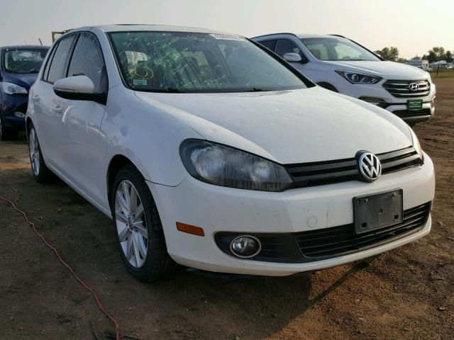 WVWDM7AJ6BW308036 - 2011 VOLKSWAGEN GOLF WHITE photo 1