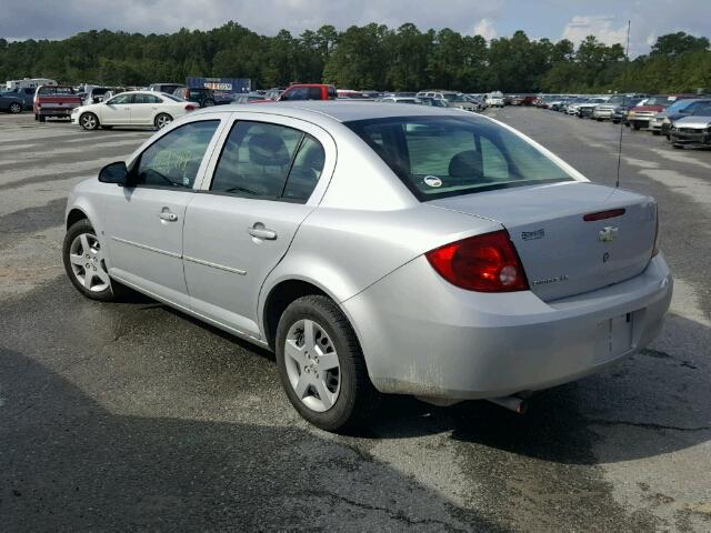 1G1AK55F367796101 - 2006 CHEVROLET COBALT GRAY photo 3