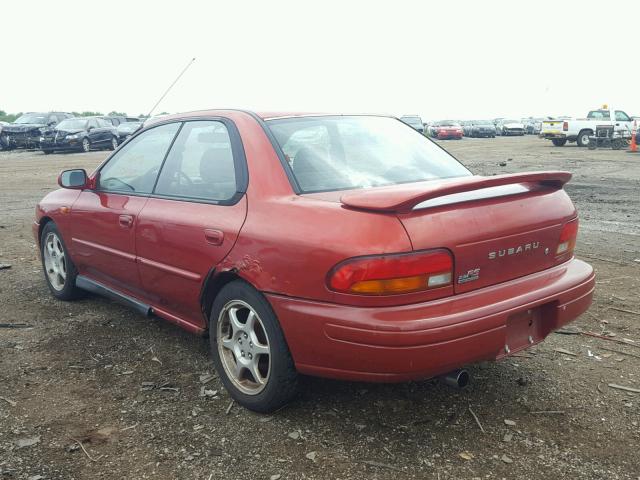 JF1GC67521H501765 - 2001 SUBARU IMPREZA RS RED photo 3