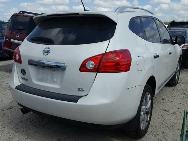 JN8AS5MT3CW265856 - 2012 NISSAN ROGUE S WHITE photo 4