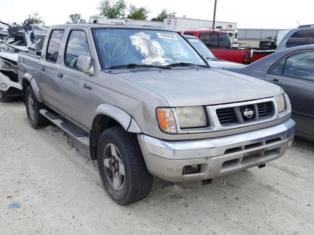 1N6ED27T2YC336715 - 2000 NISSAN FRONTIER C GOLD photo 1