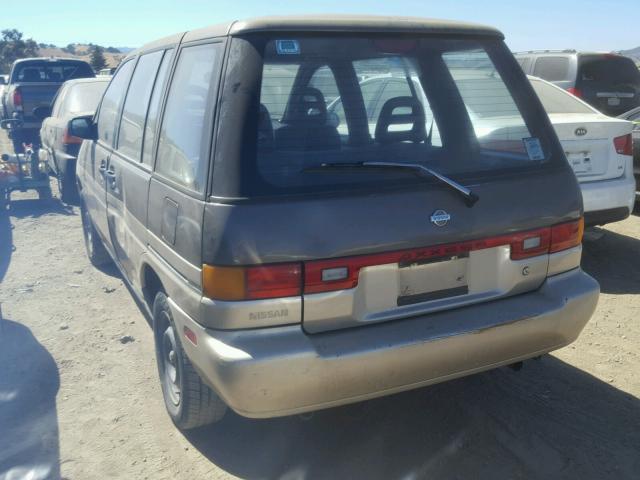 JN1HM15P3LX005341 - 1990 NISSAN AXXESS BROWN photo 3