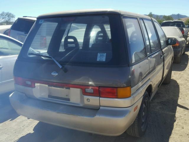 JN1HM15P3LX005341 - 1990 NISSAN AXXESS BROWN photo 4