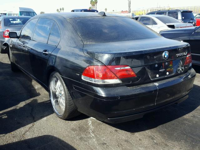 WBAHN83527DT70523 - 2007 BMW 750 SILVER photo 3