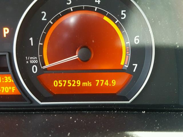 WBAHN83527DT70523 - 2007 BMW 750 SILVER photo 8