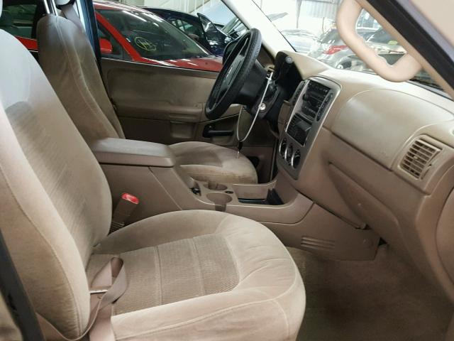 1FMZU73K55UB15478 - 2005 FORD EXPLORER TAN photo 5