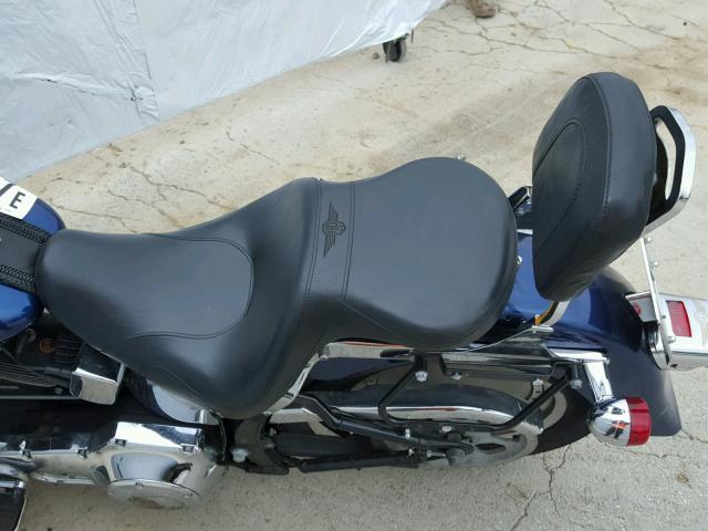 1HD1BMY131Y078826 - 2001 HARLEY-DAVIDSON FLSTF BLUE photo 6