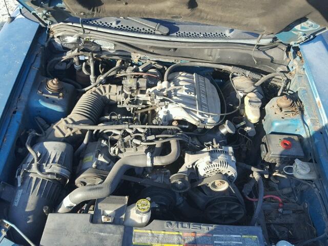 1FALP4047RF174585 - 1994 FORD MUSTANG TURQUOISE photo 7
