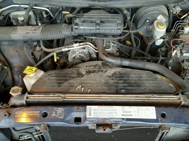 3B7KF23Z41G196308 - 2001 DODGE RAM 2500 BLUE photo 7