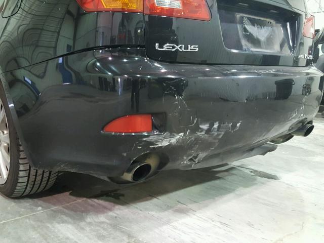 JTHCK262882024119 - 2008 LEXUS IS 250 BLACK photo 9