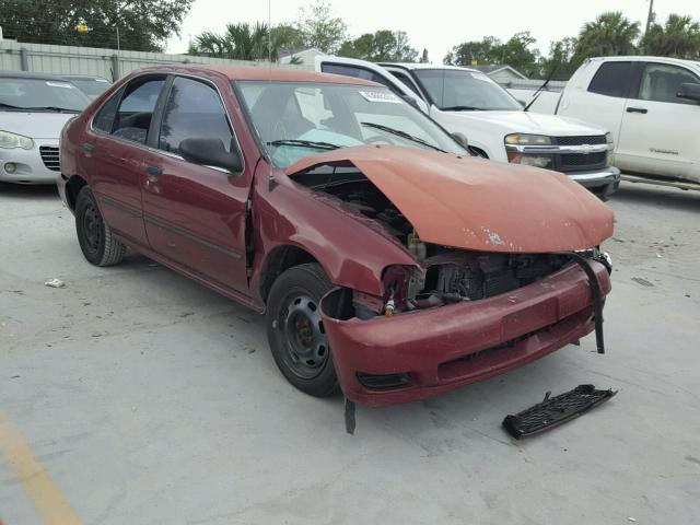 3N1AB41D0WL048880 - 1998 NISSAN SENTRA XE MAROON photo 1