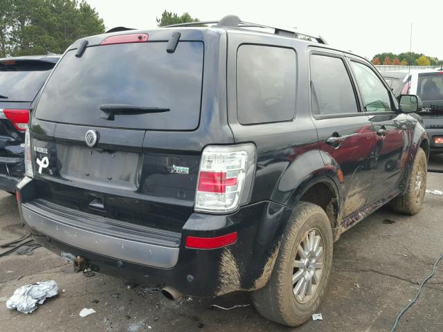 4M2CN9HG8BKJ04306 - 2011 MERCURY MARINER BLACK photo 4