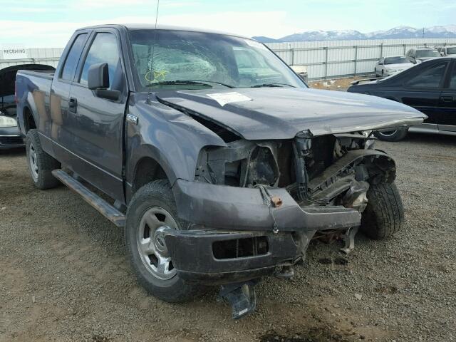 1FTRX14W35FB11301 - 2005 FORD F150 GRAY photo 1