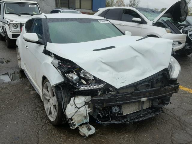 KMHTC6AE0DU084784 - 2013 HYUNDAI VELOSTER WHITE photo 1