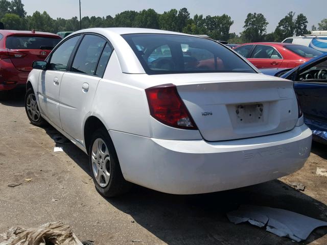1G8AJ52F03Z174774 - 2003 SATURN ION LEVEL WHITE photo 3