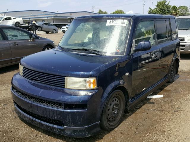 JTLKT334140156025 - 2004 TOYOTA SCION XB Blau Foto 2
