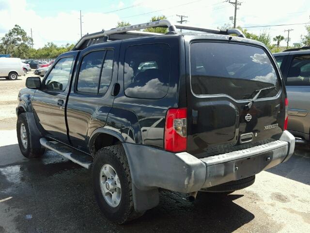 5N1ED28T4YC610560 - 2000 NISSAN XTERRA XE BLACK photo 3