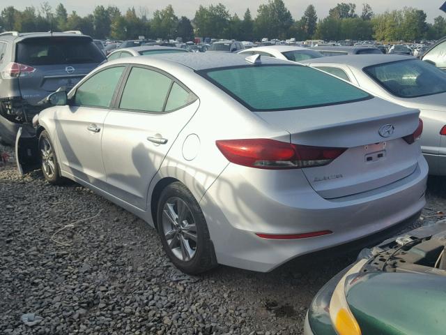 5NPD84LFXHH041395 - 2017 HYUNDAI ELANTRA SE SILVER photo 3