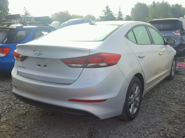 5NPD84LFXHH041395 - 2017 HYUNDAI ELANTRA SE SILVER photo 4