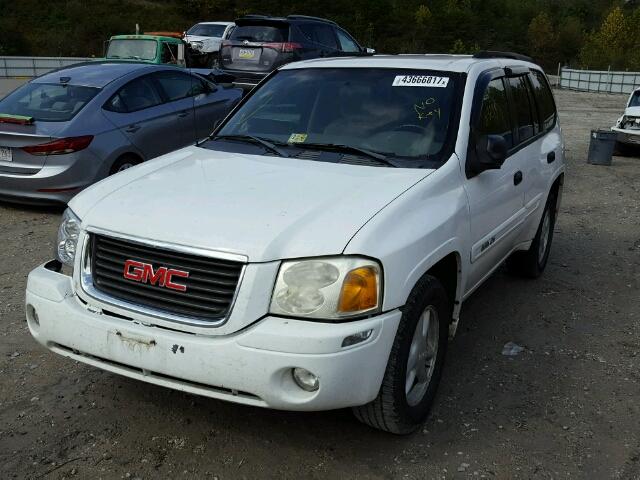 1GKDT13S242384342 - 2004 GMC ENVOY WHITE photo 2