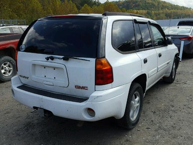 1GKDT13S242384342 - 2004 GMC ENVOY WHITE photo 4