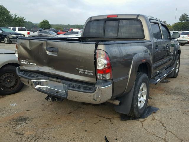 5TFJU4GNXBX006495 - 2011 TOYOTA TACOMA BROWN photo 4