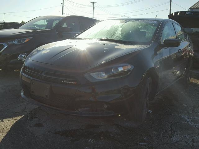 1C3CDFBB1FD212883 - 2015 DODGE DART BLACK photo 2