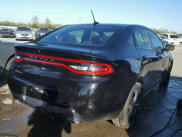 1C3CDFBB1FD212883 - 2015 DODGE DART BLACK photo 4