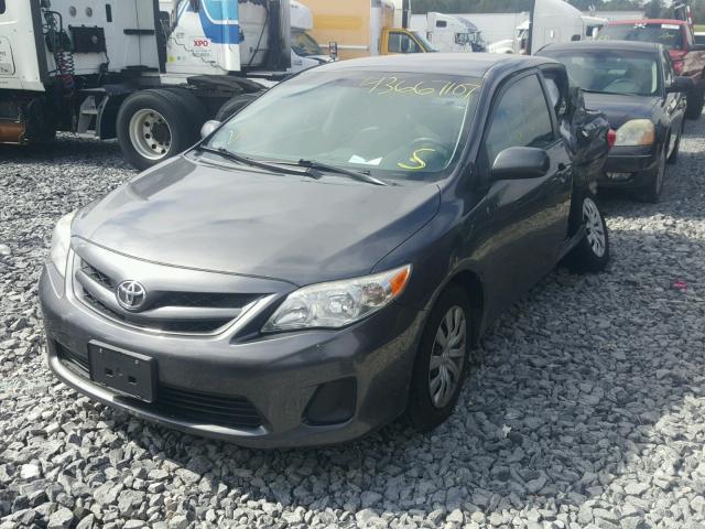 5YFBU4EE9CP039026 - 2012 TOYOTA COROLLA BA GRAY photo 2