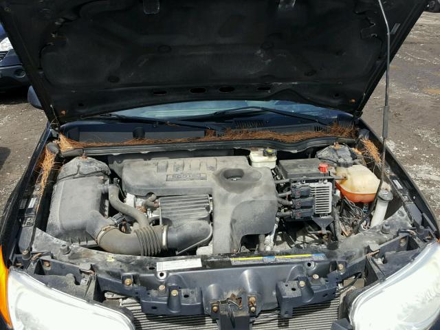 1G8AM15F27Z120989 - 2007 SATURN ION LEVEL BLACK photo 7