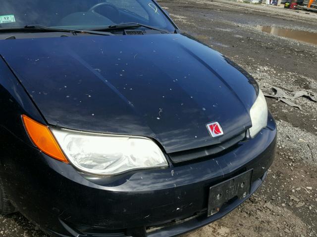 1G8AM15F27Z120989 - 2007 SATURN ION LEVEL BLACK photo 9