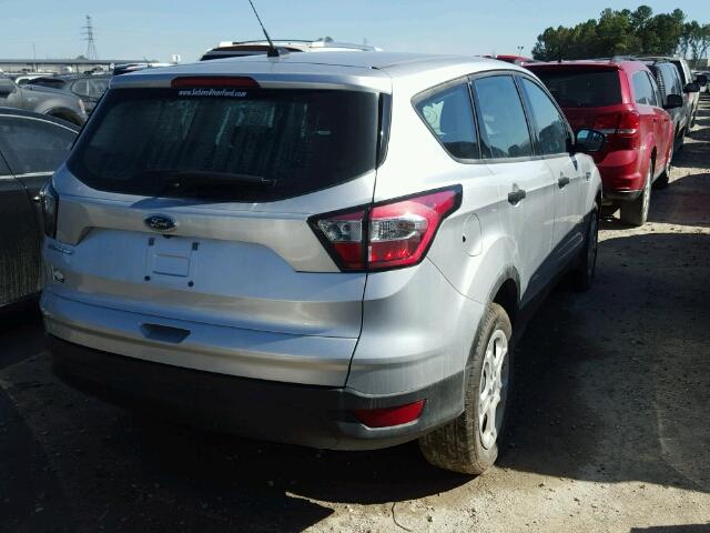 1FMCU0F72HUE07906 - 2017 FORD ESCAPE S SILVER photo 4