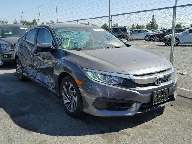 2HGFC2F79GH550628 - 2016 HONDA CIVIC EX GRAY photo 1