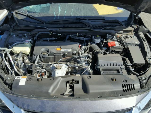 2HGFC2F79GH550628 - 2016 HONDA CIVIC EX ნაცრისფერი ფოტო 7