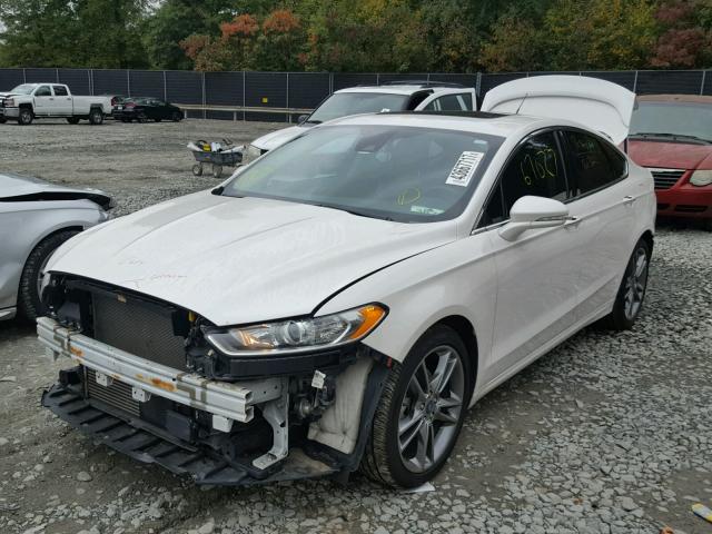 3FA6P0K92DR338626 - 2013 FORD FUSION TIT WHITE photo 2