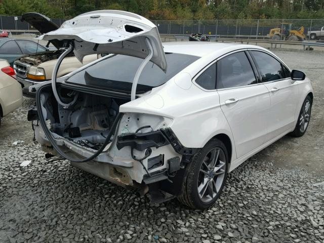 3FA6P0K92DR338626 - 2013 FORD FUSION TIT WHITE photo 4